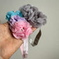 Set of 2 Floral Headbands - Grey + Multicolour / 6-12m