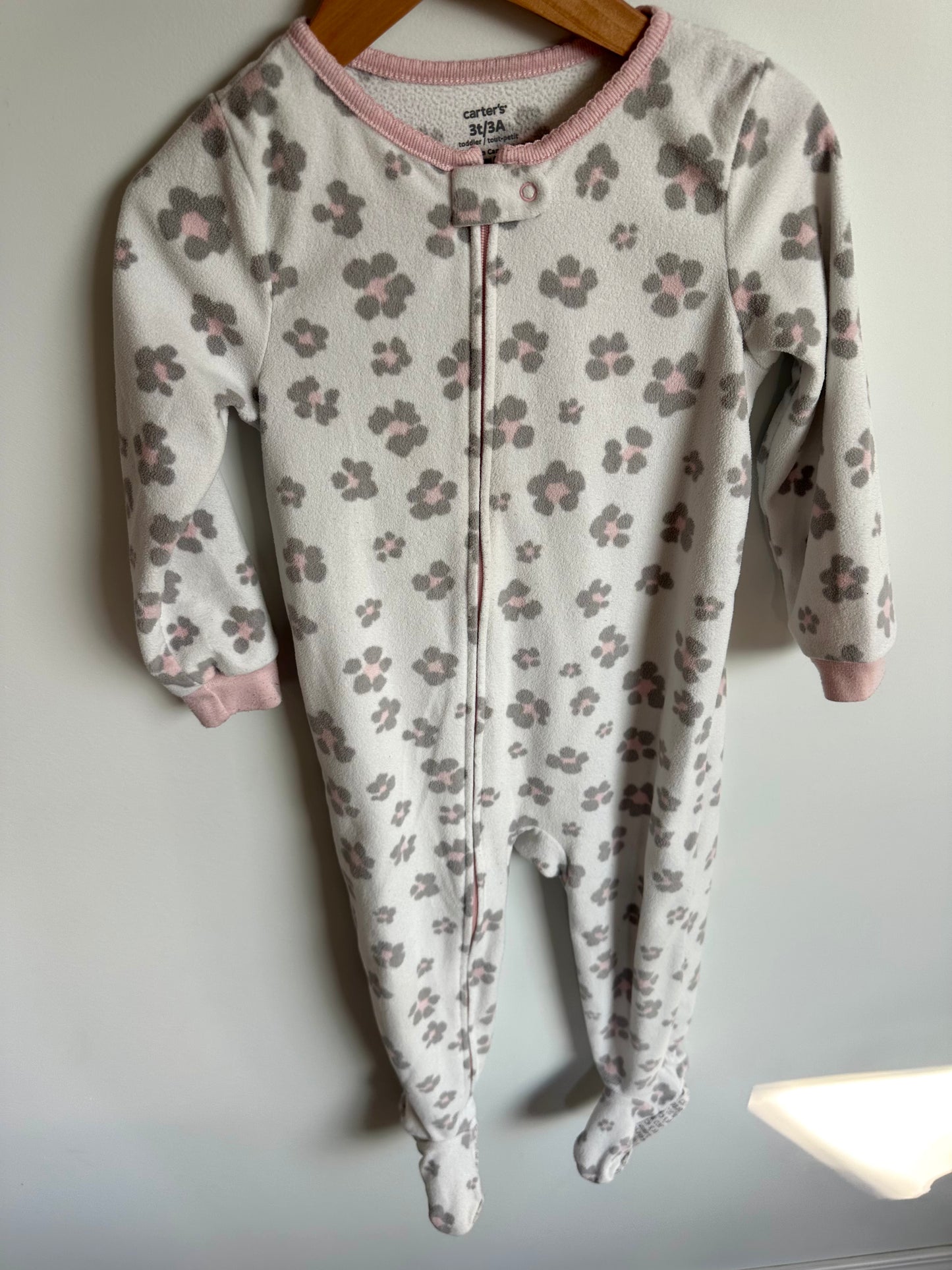 Spotted Fleece Sleeper / 3T
