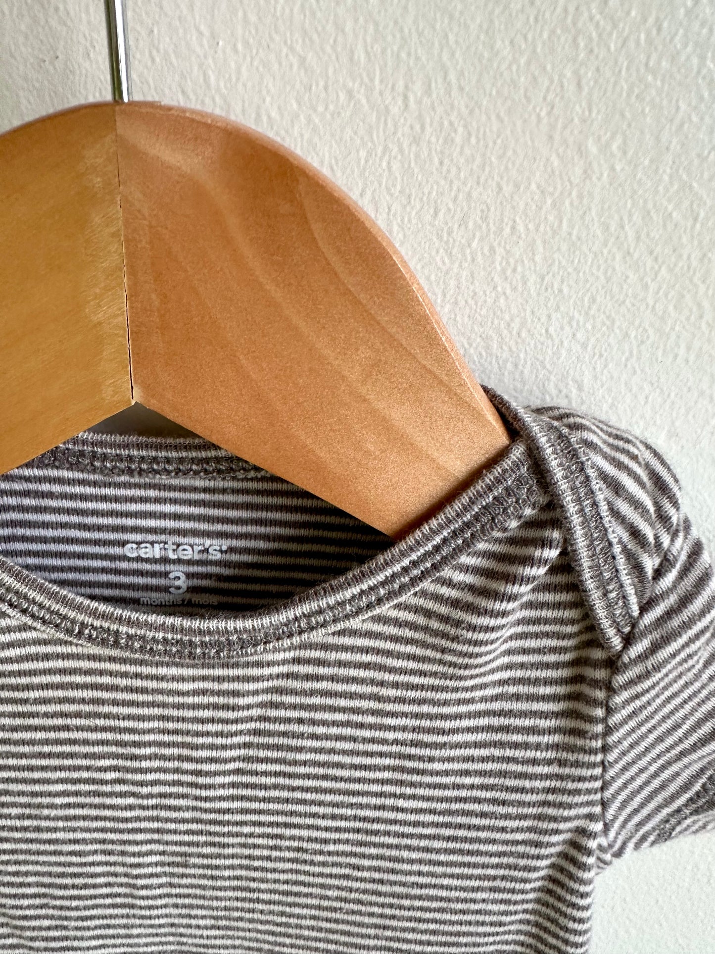 Striped T-Shirt Bodysuit / 3m