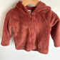Fuzzy Bear Ear Zip Hoodie / 18m