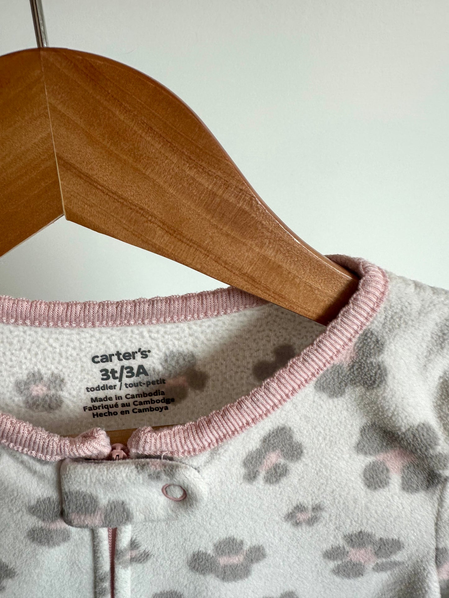 Spotted Fleece Sleeper / 3T