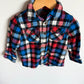 Checkered Button Up Top / 2T