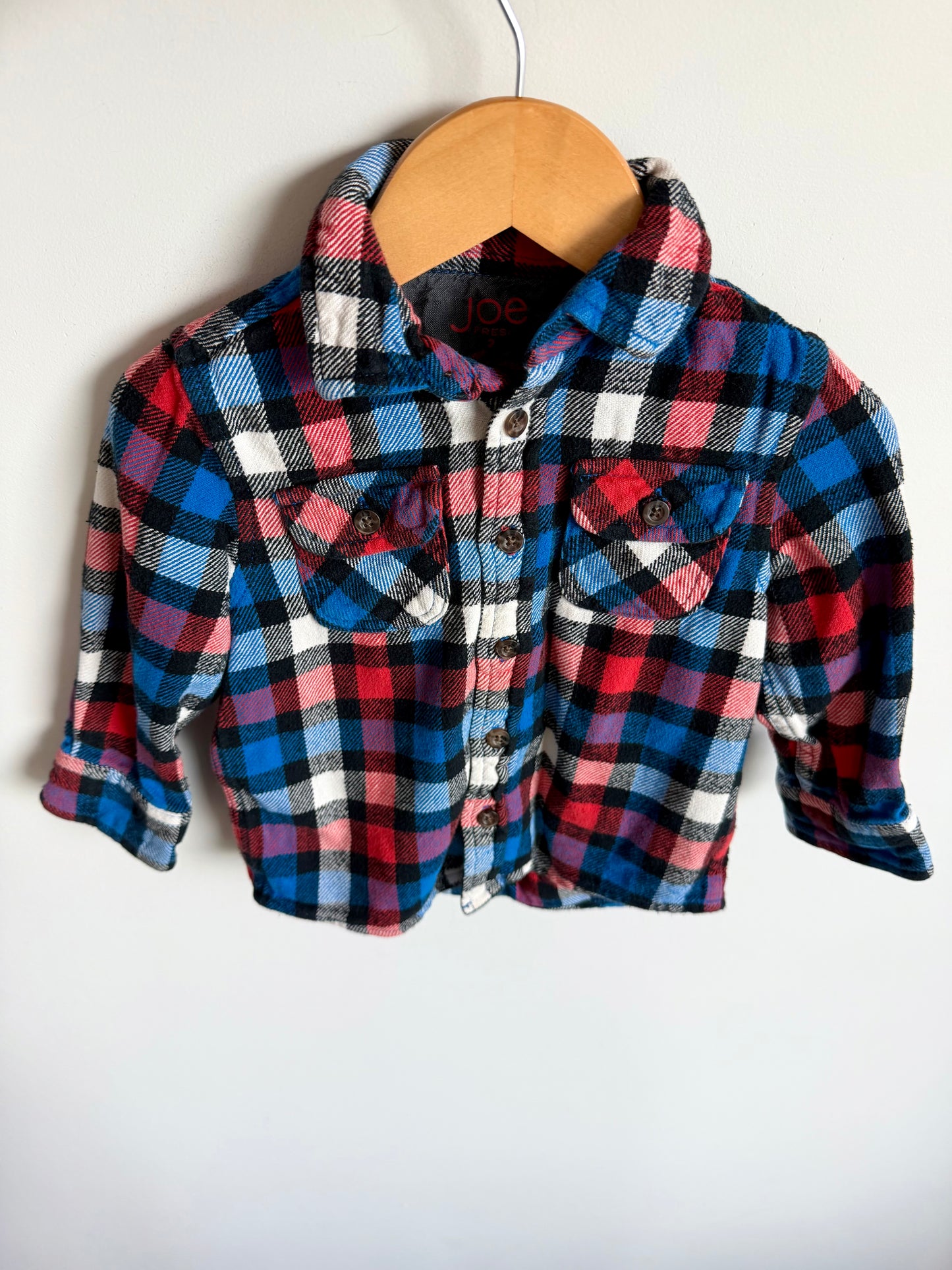 Checkered Button Up Top / 2T