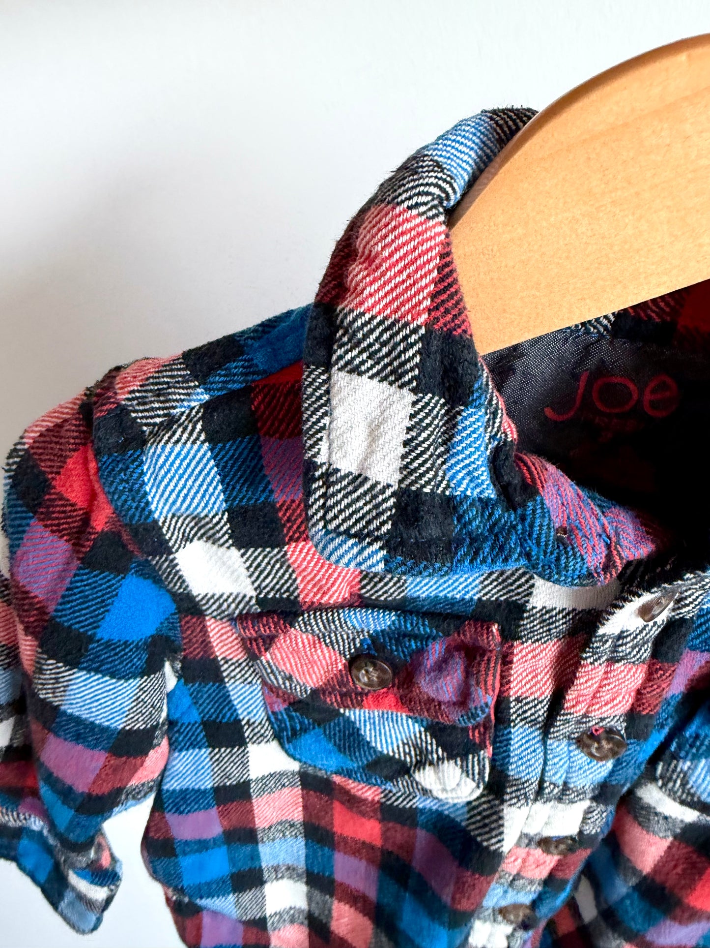Checkered Button Up Top / 2T