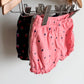 3 Pairs of Shorts - Strawberry(2) + Grey / 3-6m