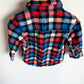 Checkered Button Up Top / 2T