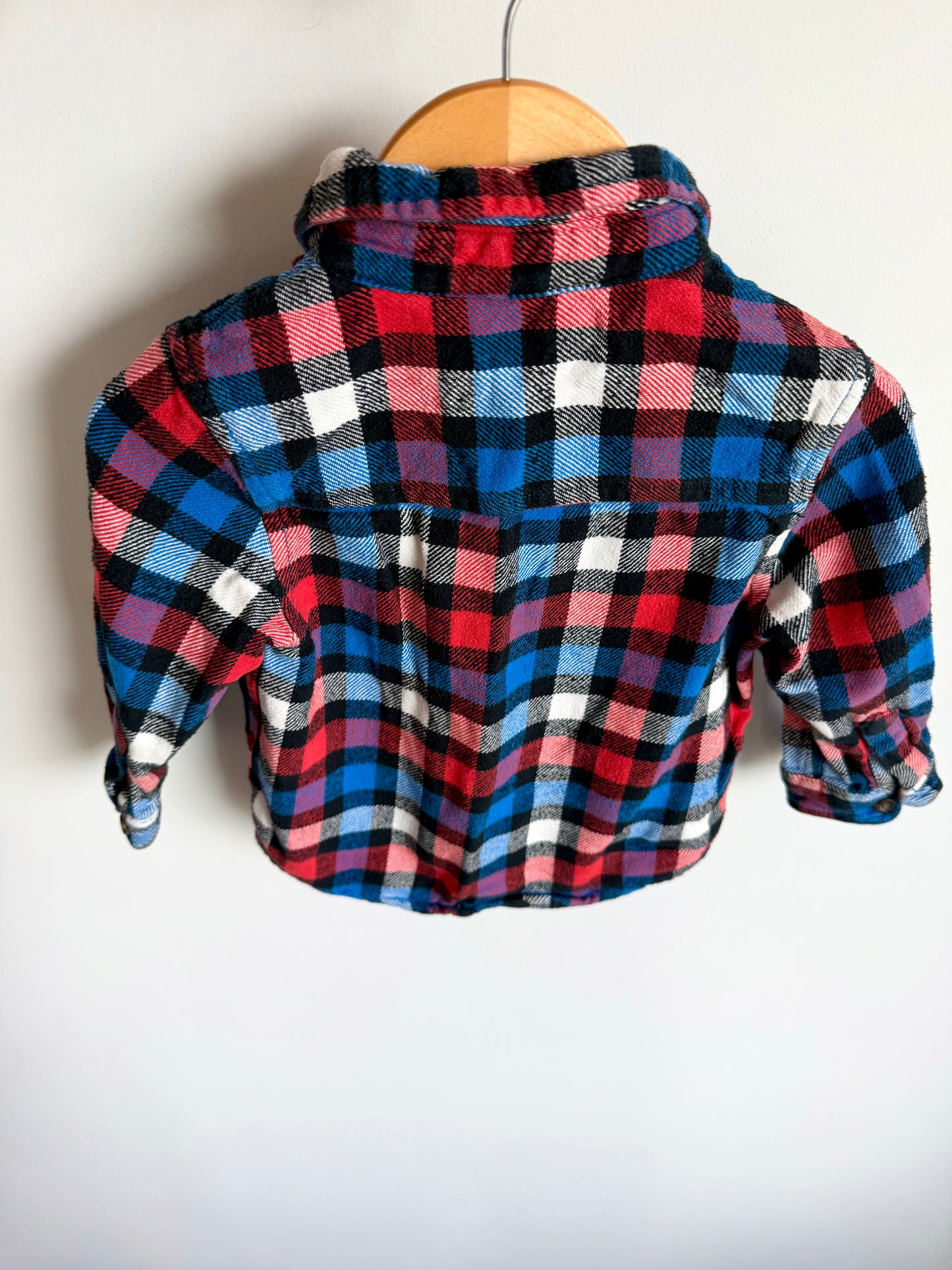 Checkered Button Up Top / 2T