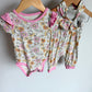 Milkberry Bamboo Bodysuit, Legging + Headband Set / 3-6m