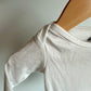 H&M Organic White Bodysuit / 4-6m