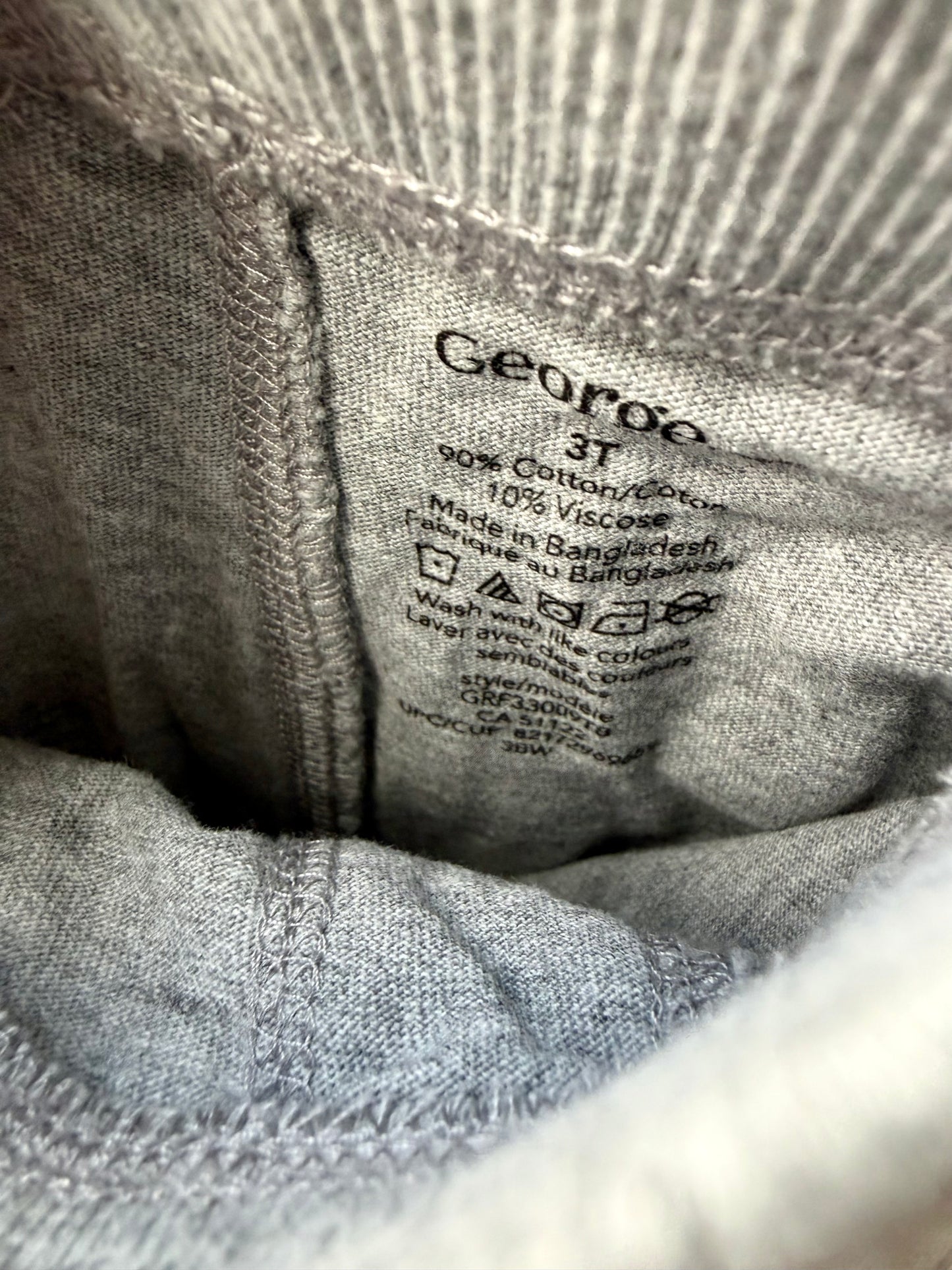 Grey Tapered Sweat Pants / 3T