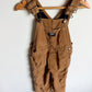 OshKosh Tan Ribbed Overalls / 3T