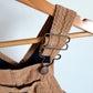 OshKosh Tan Ribbed Overalls / 3T