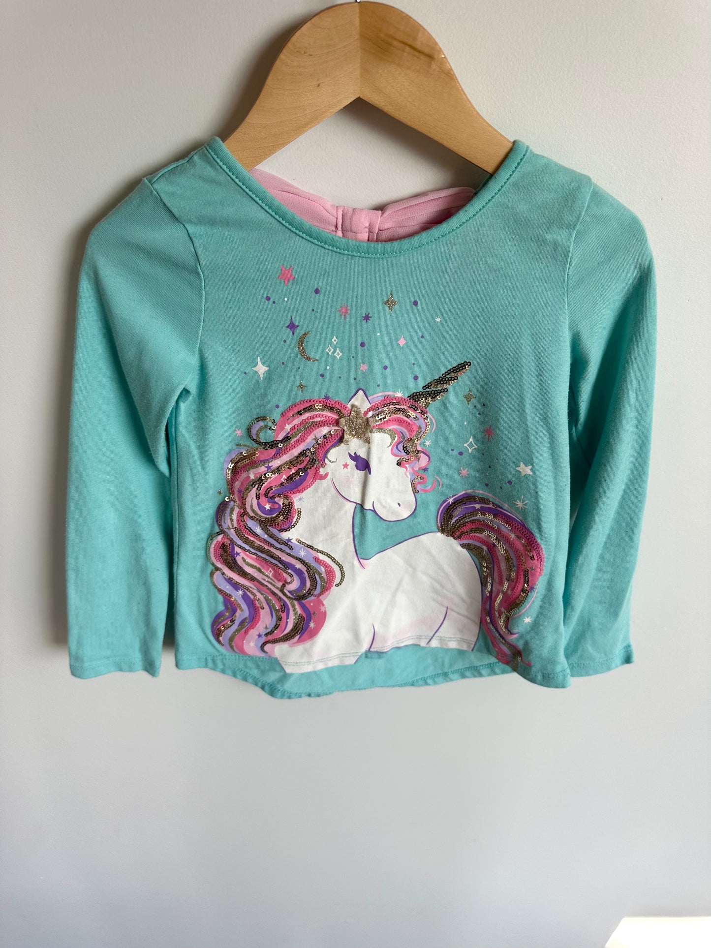 Long Sleeve Unicorn Shirt / 4T