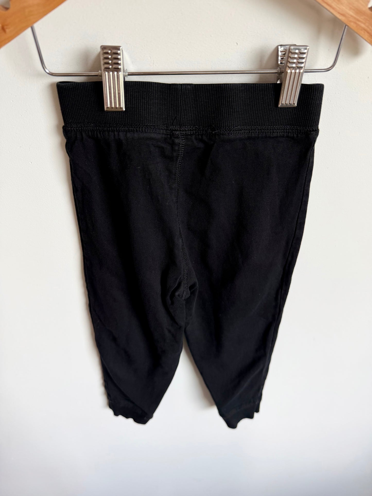 Black Tapered Sweat Pants / 3T