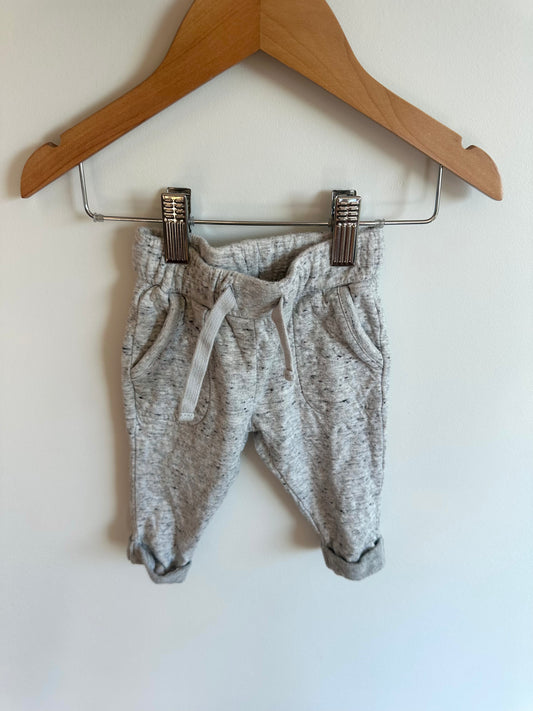 Grey Specked Joggers / 0-3m