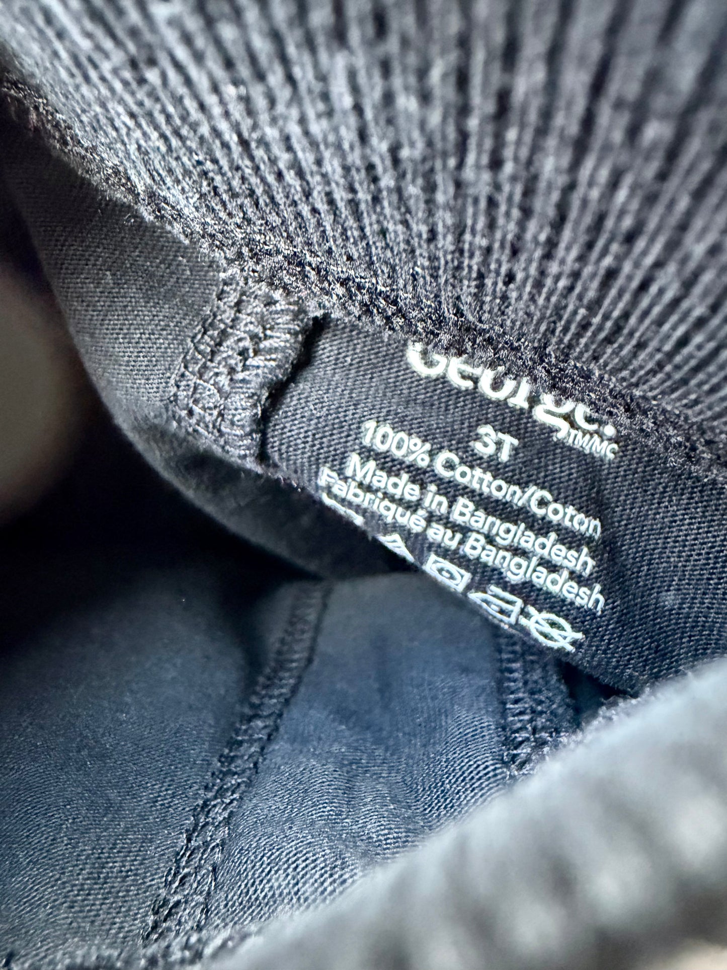 Black Tapered Sweat Pants / 3T