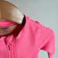 Pink Textured Swimsuit / 6-12m
