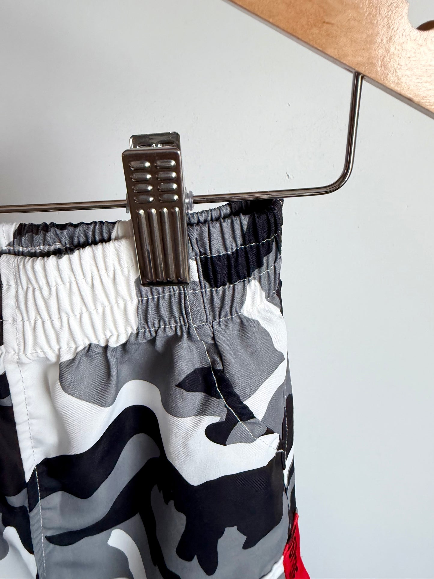 Grey Camo Cargo Pants / 4T