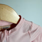 Pink Textured Long Sleeve Swimsuit / 12-18m
