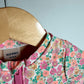 Pink Floral Long Sleeve Swimsuit / 12-18m