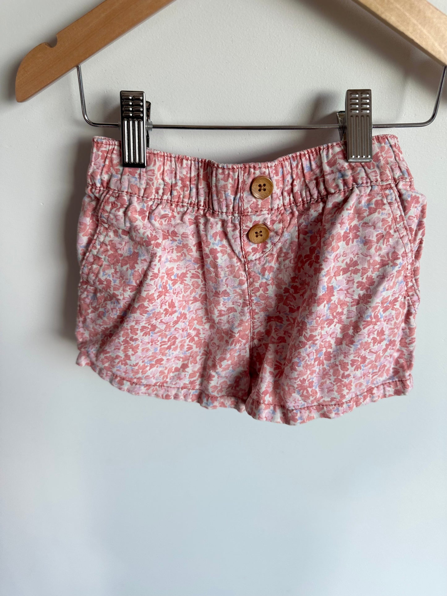 Oshkosh Pink Floral Shorts / 4T