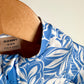 Blue Floral Long Sleeve Swimsuit / 12-18m