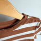 Brown Striped T-Shirt / 2T