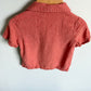 Button Up Collared Salmon T-Shirt / 2T