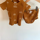 Rib Sunshine Tee + Shorties Set / 3-6m
