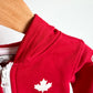 Red Maple Leaf Zip Hoodie / 12-18m