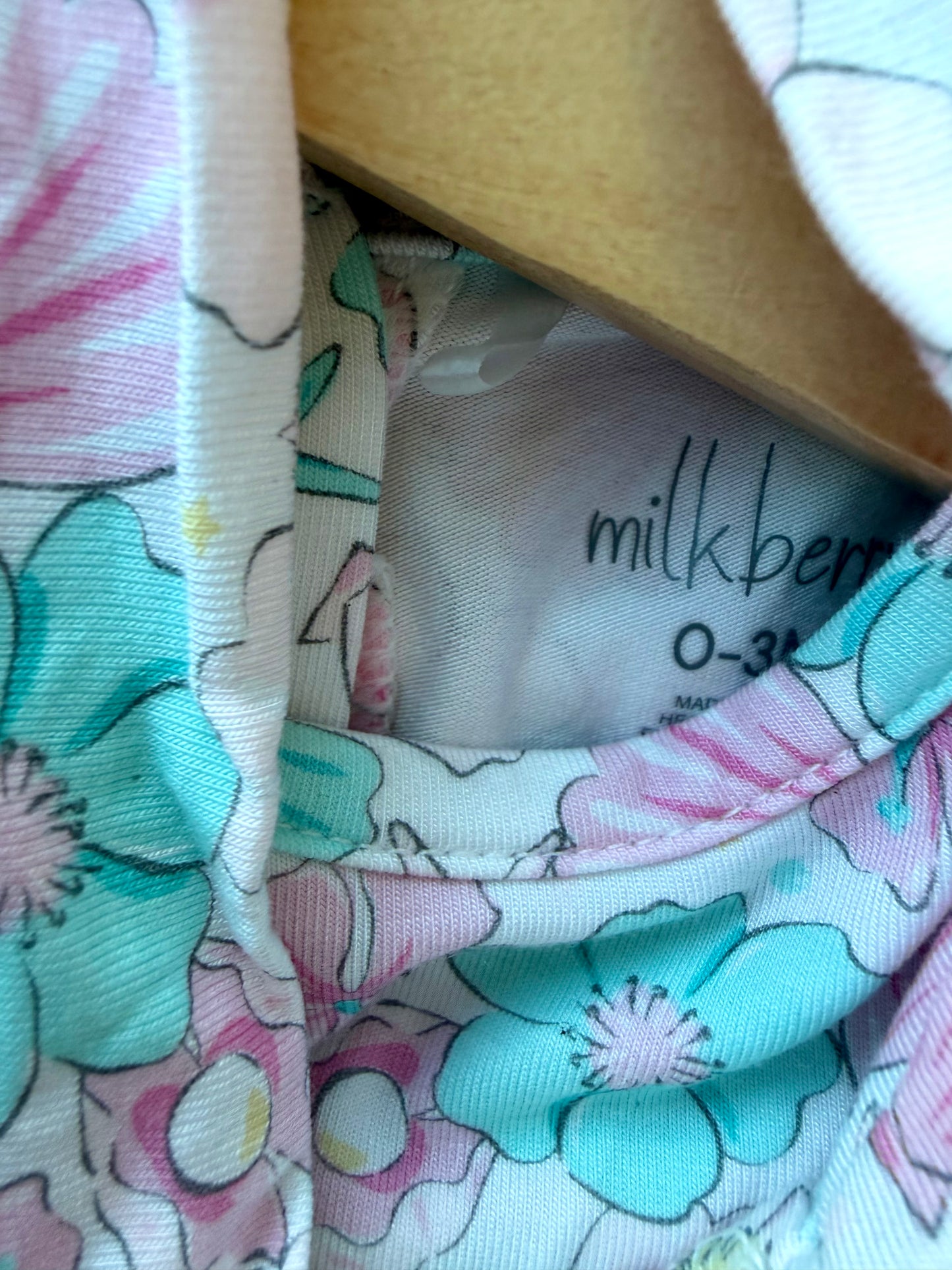 Milkberry Tulle Bodysuit + Headband Set / 0-3m