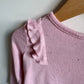 Pink Glitter Long Sleeve / 6-12m