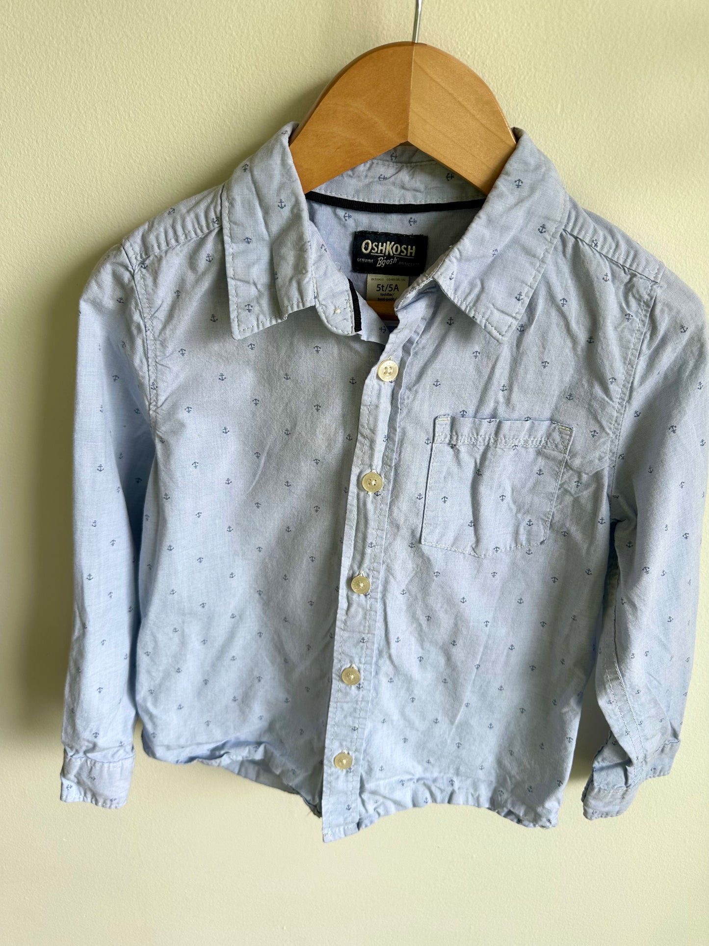 Anchor Button Up Top / 5 years
