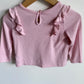 Pink Glitter Long Sleeve / 6-12m