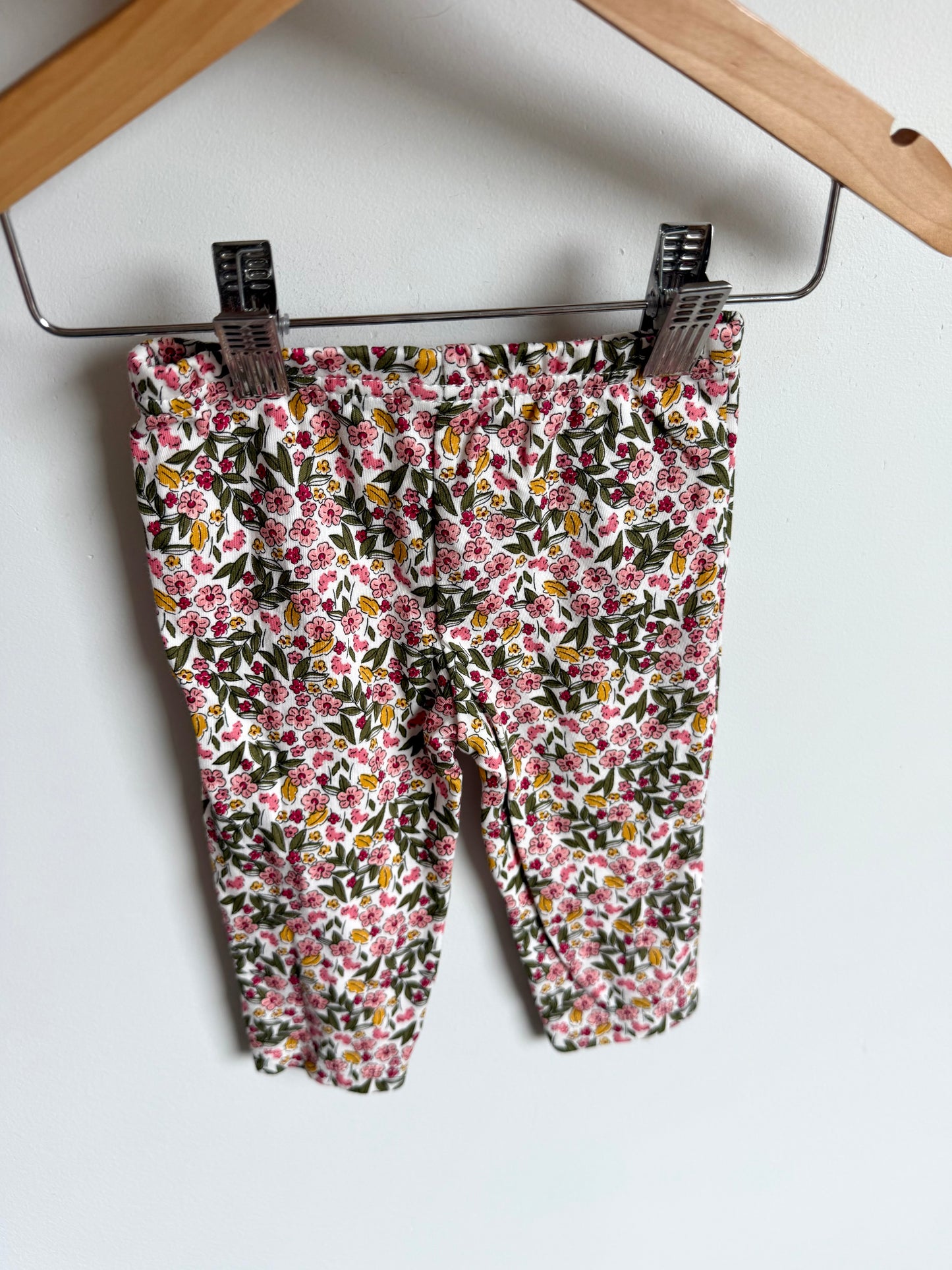 Floral Leggings / 3-6m