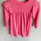 Gap Bright Pink Ruffle Long Sleeve Dress / 2T