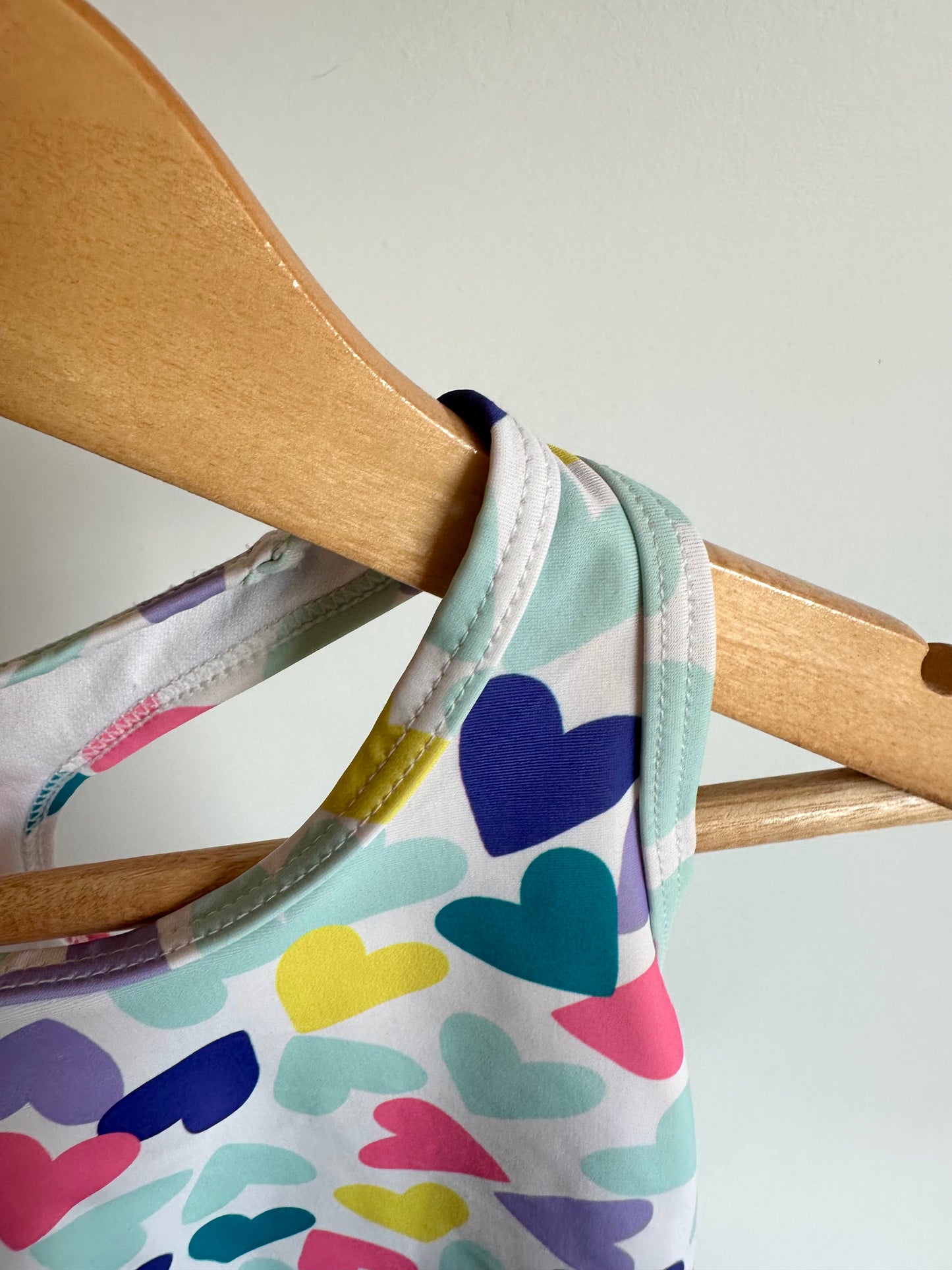 Coloured Hearts Swimsuit / 2T