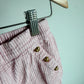 Pink Wide Leg Pants with Adjustable Waist / 12-18m