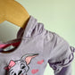 Hooded Dalmatian Hoodie with Ears / 6-12m