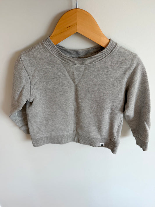 Grey Face Elbow Sweater / 2-3T