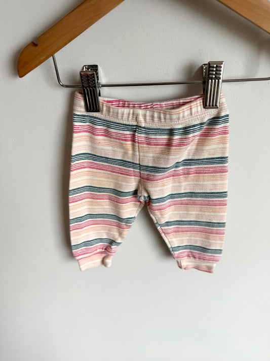 Pehr Striped Cotton Pants / 0-3m