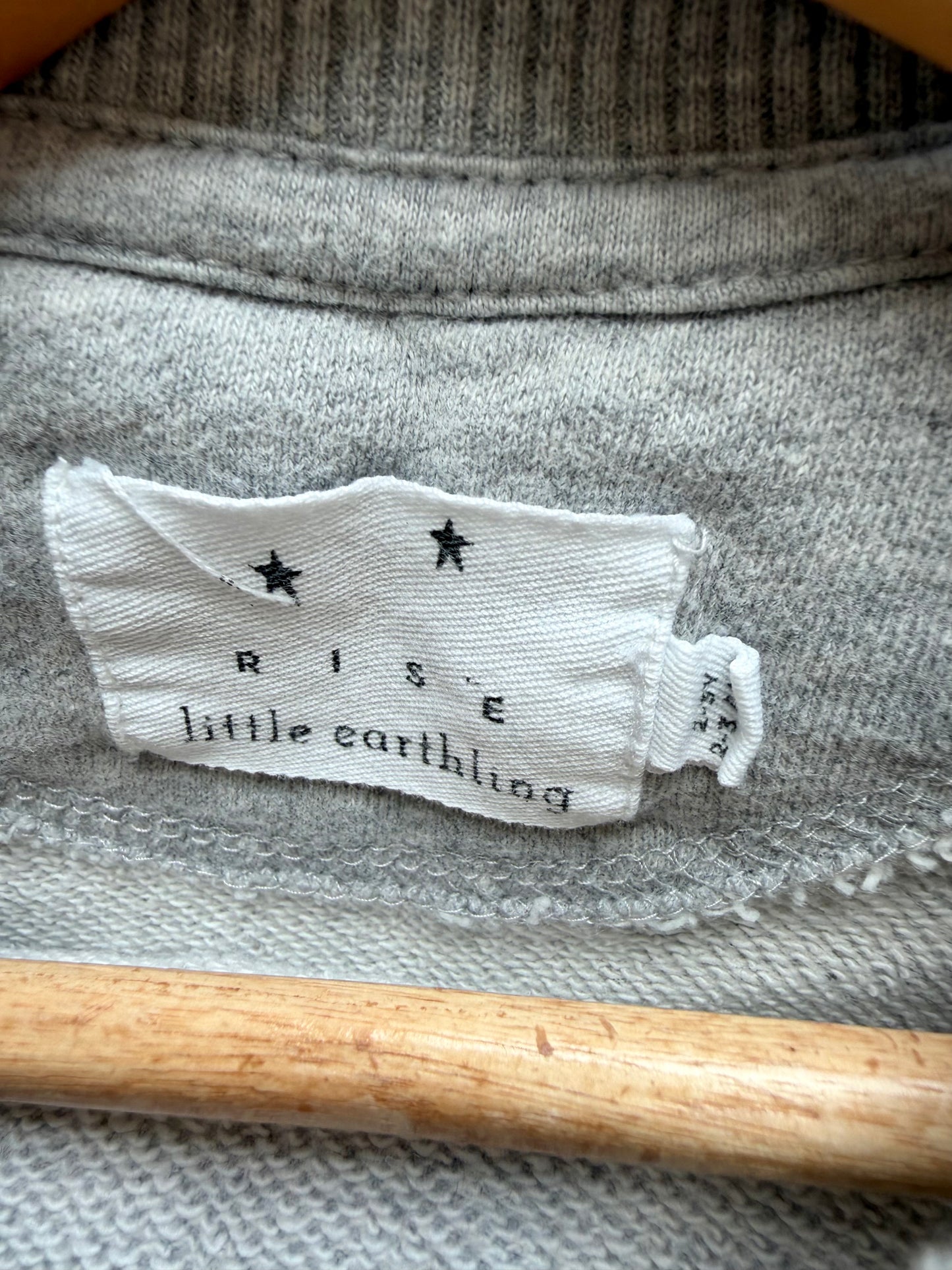 Grey Face Elbow Sweater / 2-3T