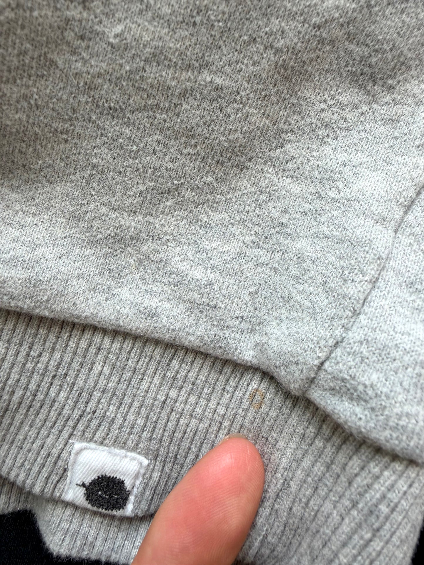 Grey Face Elbow Sweater / 2-3T