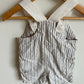 Vertical Stripe Overall Shorts/ 12m