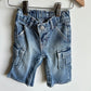 Gap Cargo Jeans with Adjustable Waist / 6-12m
