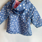 Blue Polkadot Hooded Jacket (PLAY) / 24m