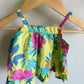 Tropical Ruffle Trim Tank / 6-12m