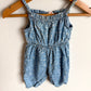 Heart Chambray Jumpsuit / 3-6m