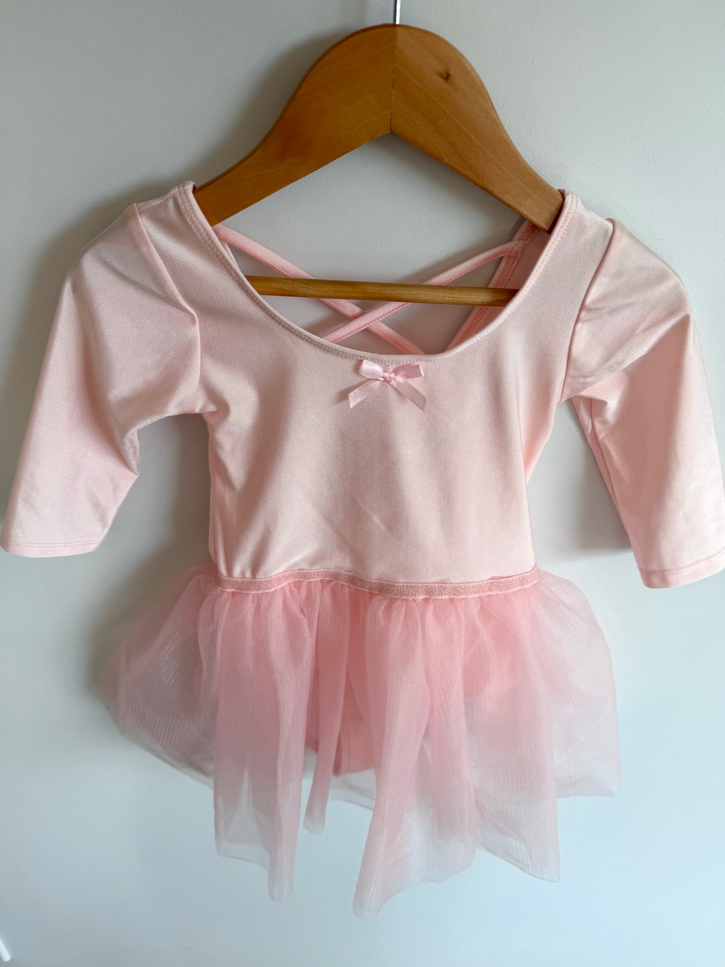 Pink Bow Tutu Leotard / 2-4T