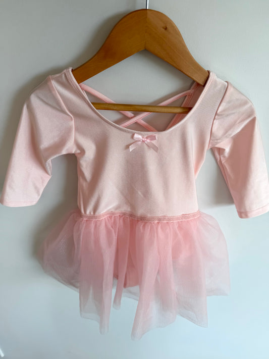 Pink Bow Tutu Leotard / 2-4T